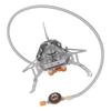 Windproof Camp Stove 3 Core Lightweight Portable Windproof Gas Stove for Outdoor Backpacking Picnic