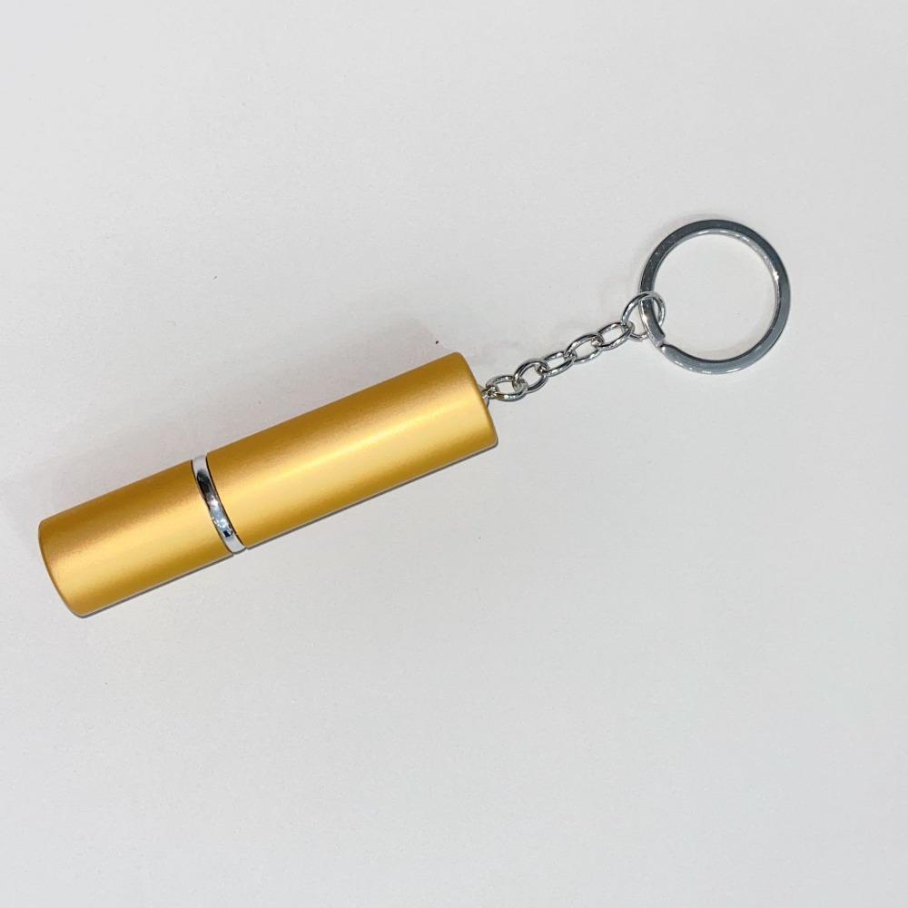 С брелоком Пустой флакон для духов Металлический многоразовый Блестящий Портативный флакон-спрей Путешествия