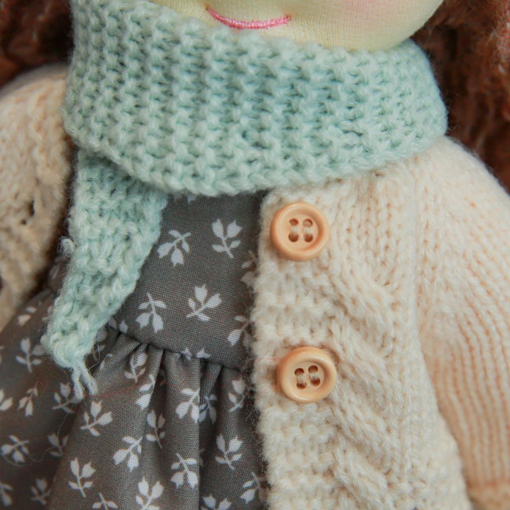 Кукла Вальдорф BlissfulPixie Кукла ручной работы Ленка 30 см Мягкая девочка Милая мягкая игрушка Лучшая кукла для детей -