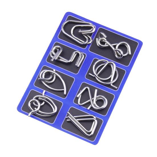 Металлическая головоломка-кольцо из 24/32/40/41 деталей, развивающая логическое мышление, тест на IQ, 3D-головоломка с соединяющимися проволоками, обучающая игра для детей и взрослых.