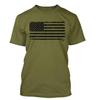 Men's United States of America Flag Short T-shirt - Khaki