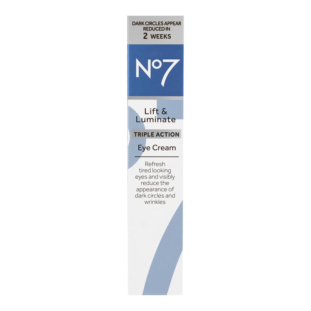 No7 Lift Luminate Крем для век тройного действия, 0,5 унции