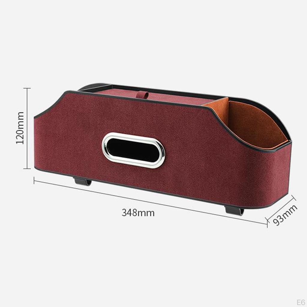 Back Organizer Tissue Box Cup Holder Automobile Interior Accessories With Hooks Road Trips Keep Tidy