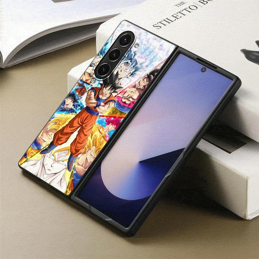 Чехол Dragon Ball Красивый Гоку для Samsung Galaxy ZFold4 Z Fold 7 6 5 4 3 ZFold3 ZFold5 ZFold6 ZFold7 Задняя крышка телефона
