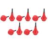 10PCS Archery Arrow Head Safety Arrow Tips Screw In Nylon Archery Accessory for Hunting Game Practice Kids Adults Red