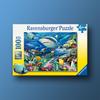 Коралловый риф и акула XXL 100 деталей Пазл Ravensburger VI, популярная корейская настольная игра