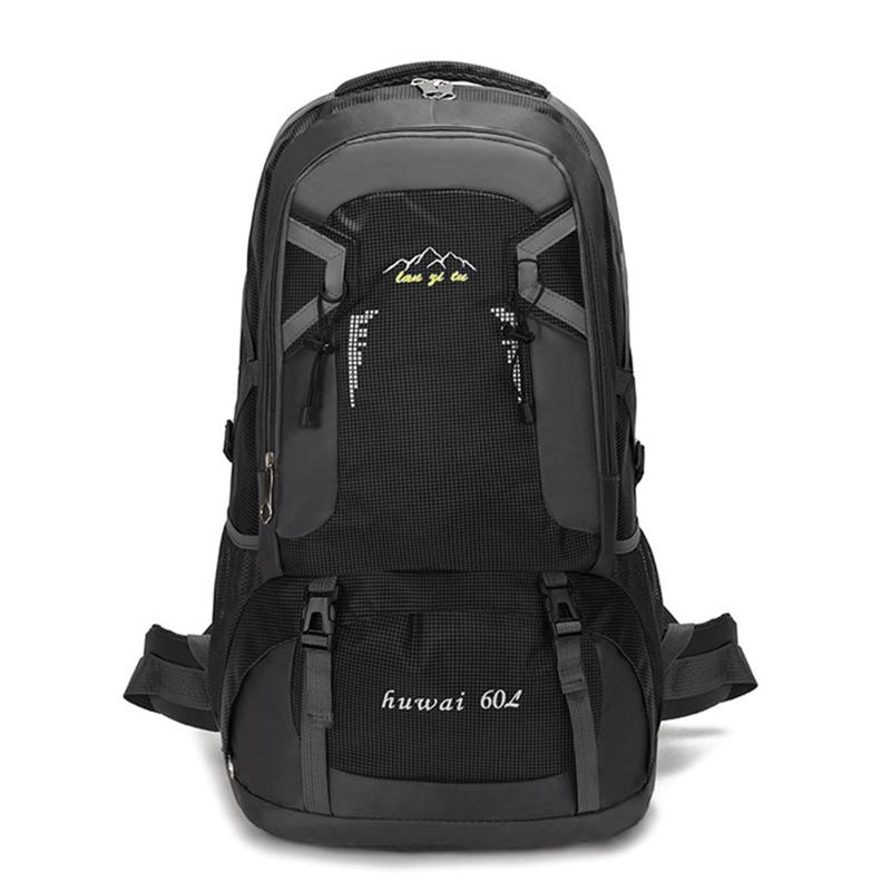 60L Large-capacity Mountaineering Backpack Outdoor Hiking Bag Sports Leisure Travel Bag