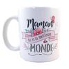 Mug - Tendresse - Maman Tu Es La Meilleure - Céramique - Rose - 11.5x9.5 Cm