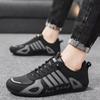 Мужская обувь Легкая ПУ кожа Повседневная обувь Уличные Нескользящие Кроссовки для мужчин На шнуровке Плоская подошва Комфортная Обувь для тренировок Tenis Masculino