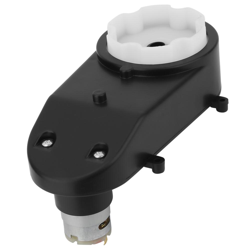 RS380 Коробка передач Электродвигатель Рулевой редуктор для детской игрушечной машины (12V5600об/мин)