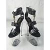 Женские босоножки Fairy High Heel Stilette Crystal Transparent Dance Shoes Каблук 20 см Платформа 10 см YKC