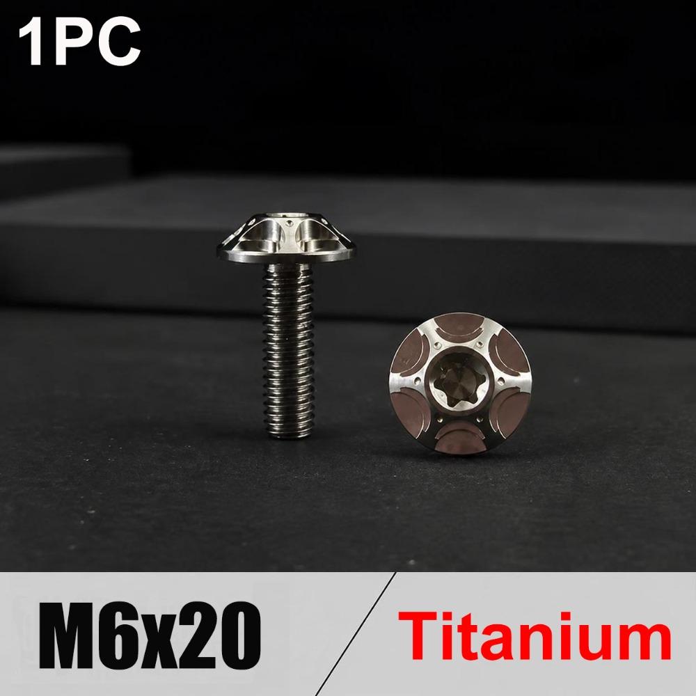 M5/M6 x15mm Titanium Bolts Titanium Decorative Bolts Durable Motorcycle Screw