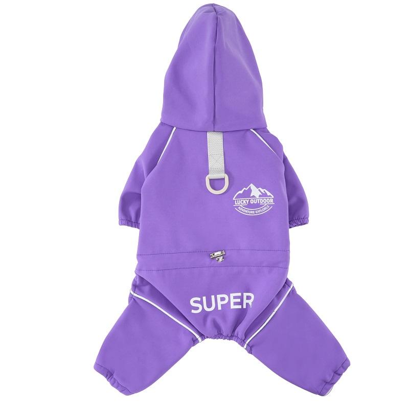 Thicken Warm Dog Jumpsuit Outdoor Waterproof Dog Jacket Winter Dog Clothes Kitten Supplies Chihuahua Bichon Four Legged Dog Coat