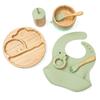 Mamimami Home Baby Tableware Baby First Luxury No No Tipping Baby First Baby Gift Set, Food, Meal, 7-Piece Set, Bowl, Plate, Spills, Over, Children,