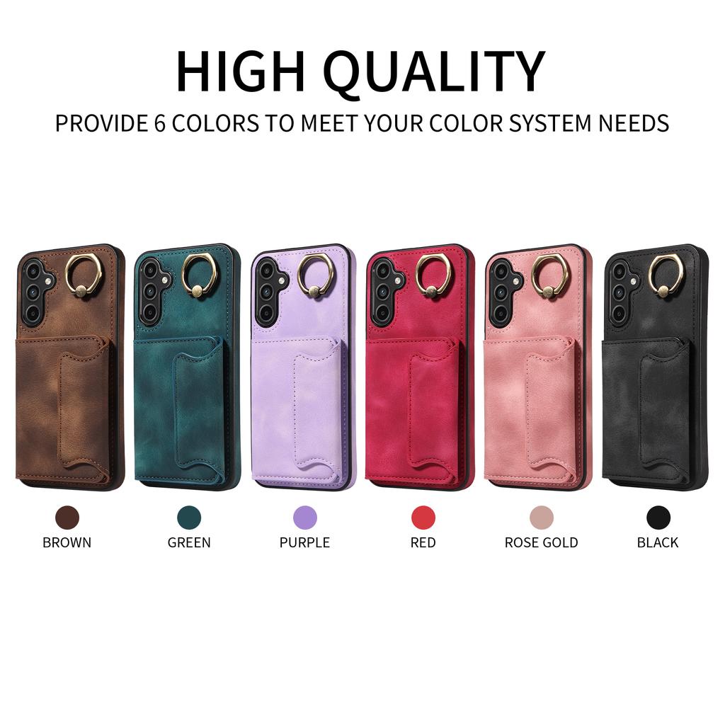 Для Samsung Galaxy A15 (4G),Samsung Galaxy A15 5G Кольцо Кронштейн Держатель Карты Слоты Крышка Чехол Для Телефона