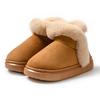Plush Shoes Autumn and Winter Platform Bag Heel Cotton Shoes Pregnant Women Plush Warm Indoor Home Cotton Slippers