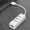 4‑Port Hub USB Splitter Docking Station Portable Computer Parts OTG White Data Transmission