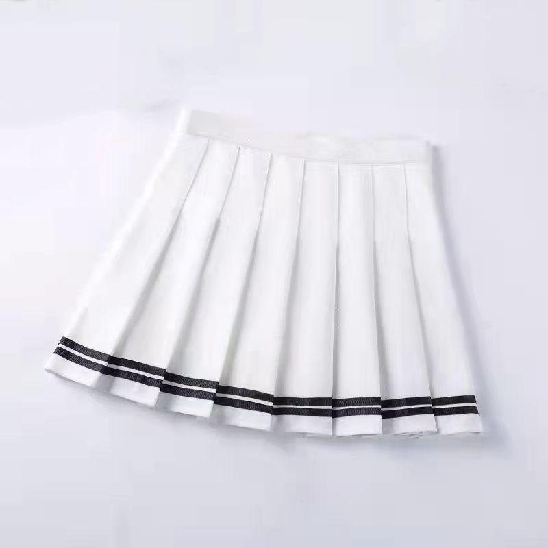 Юбки, женские вечерние полосатые юбки трапециевидной формы для девочек, школьная форма, юбки больших размеров, модная плиссированная юбка Y2k, повседневная тонкая мини-юбка