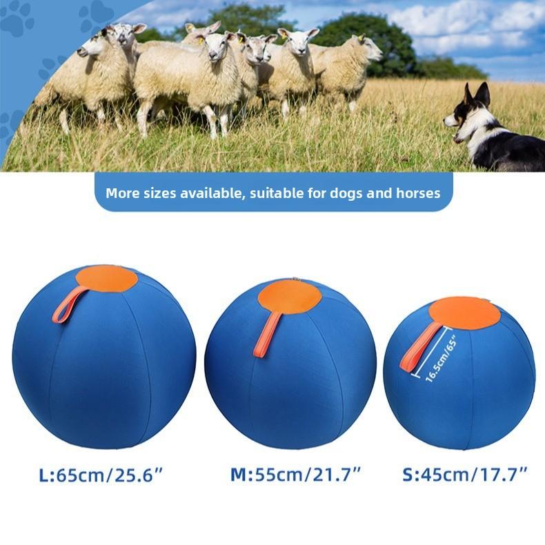 Dog Toy Inflatable Large Ball for Golden Retriever Bite Resistant Molar Boredom Relief Teaser for Shiba Inu Corgi Training Ball