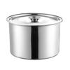 HUIHUADU 304 Stainless Steel Multipurpose Storage Pot with Lid