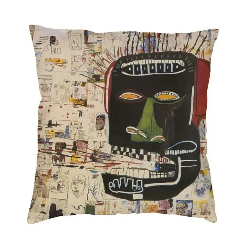 New Street Graffiti Cushion Cover Polyester Throw Pillow Case for Sofa Square Pillowcase Home Decorative 45x45cm 18x18Inch