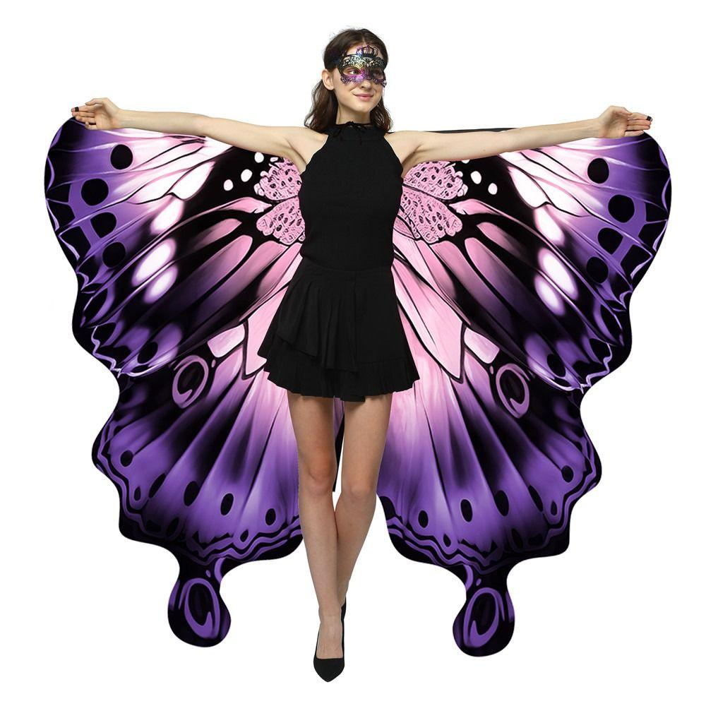 Party Favor Faire Butterfly Wings Gift Props Fairy Wings Cloak New Butterfly Shawl Cape Adult