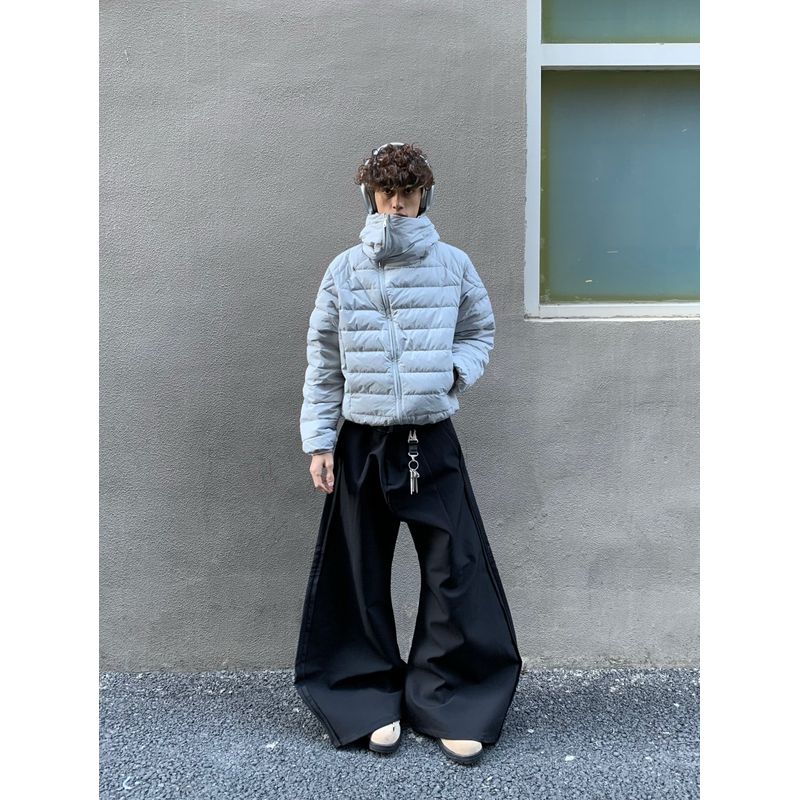 Капуста Кола Зима Простой Худи Клинфит В рубчик Пуховик Легкий Теплый Хлопковый Пуховик для Пар