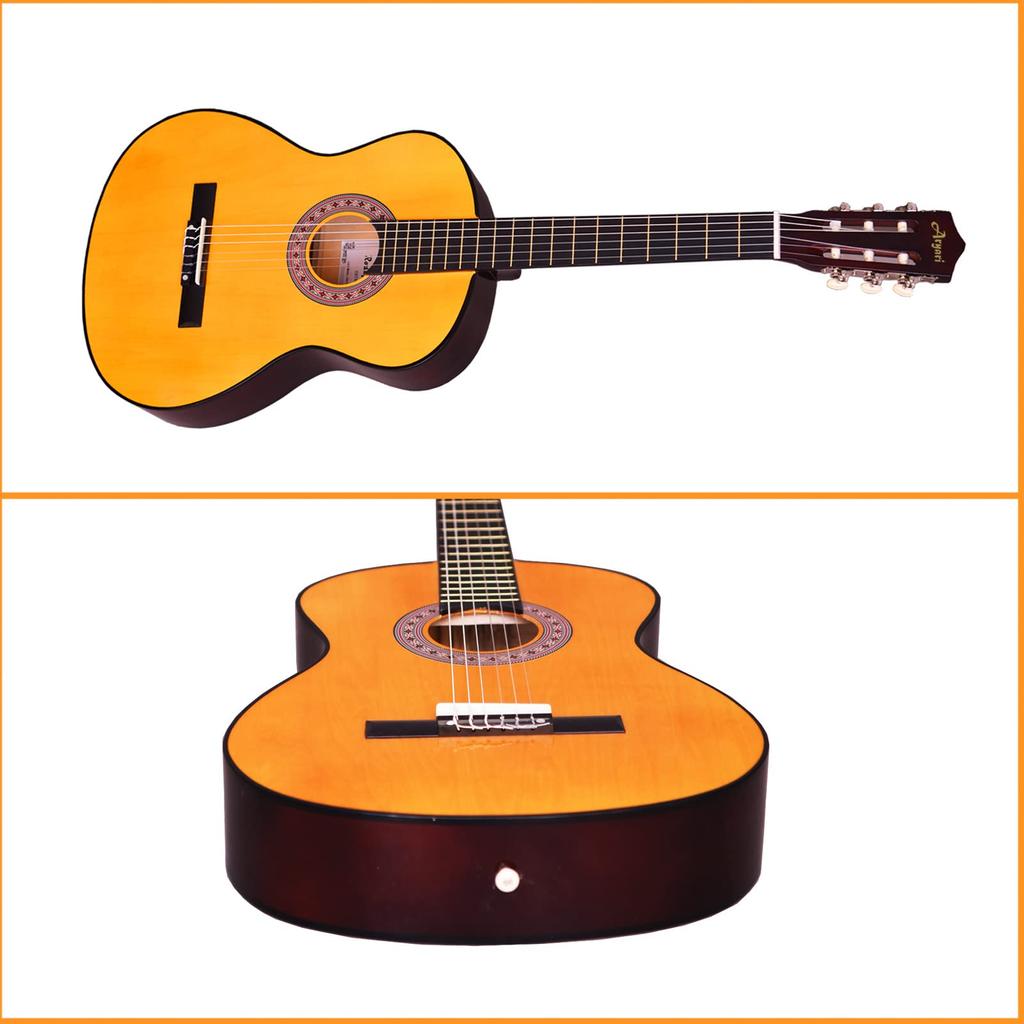 Aryari Mini Classical 30 Inch Acoustic Guitars Beginner Acoustic Guitars для вводной практики начальной школы Нейлоновые струны Classical Guitars 30