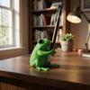 Очаровательный 3D Зеленый Лягушонок Держатель для ручек Многофункциональная Подставка для ручек Креативное Хранение Канцелярских Принадлежностей Настольный Декор Подарок для Любителей Лягушек