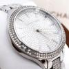 Б/У Рабочие Часы MICHAEL KORS Кристалл Серебристый Внешняя Коробка 3597