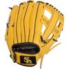 JSM Fukuoka Softbank Hawks X GP Baseball Glove Softball General All Round 12 Inches Throw 61220 (Geep) Black/Yellow/Right