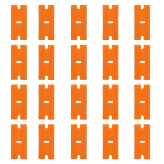 Инструменты для чистки автомобильных наклеек, бритвенный скребок для удаления тонировки окон с лезвием 20 шт.