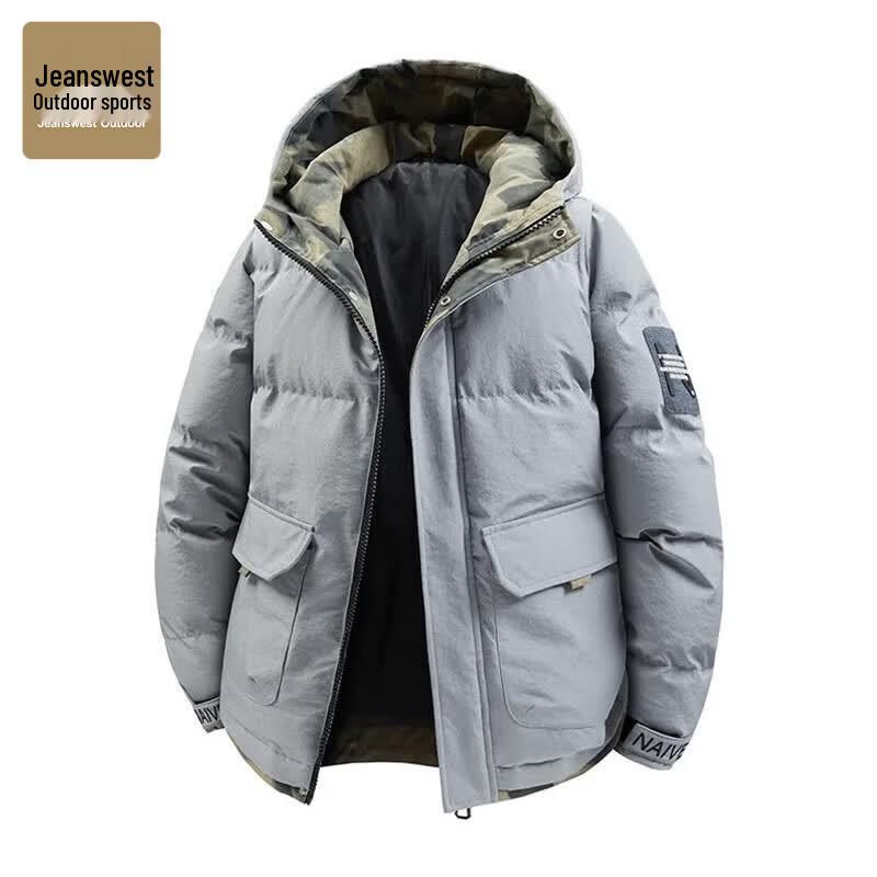 Мужская зимняя утепленная куртка с капюшоном Jeanswest для активного отдыха