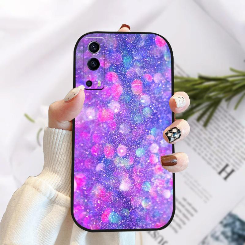 Чехол-крышка для Vivo Y72 Y52 5G, стильный, окрашенный, силиконовый, мягкий ТПУ, защитный корпус для телефона, для Vivo Y 72 52 5G, ударопрочный бампер