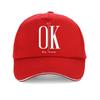 Unisexs Street Ok Letter Print baseball cap Summer Unisexs Casual adjustable sun hat fashion woUnisexs Breathable snapback hats