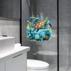 Turtle and Whale Bathroom Wall Stickers - Self-Adhesive Decoration