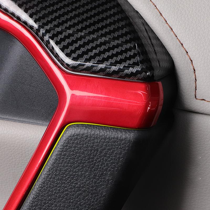 Для Toyota RAV4 XA50 2022 2023 ABS салон автомобиля молдинг подъемник подлокотник декоративные дверные чаши полоски накладки