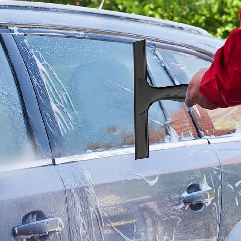 Glass Shower Door Squeegee Cleaning Tools Shower Squeegee Stainless Steel Window Squeegee Shower Wiper Bathroom Cleaner Tool