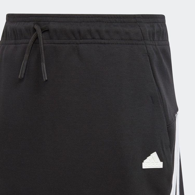 adidas Спортивная юбка с цветными блоками и тремя полосками для детей Черная II3548