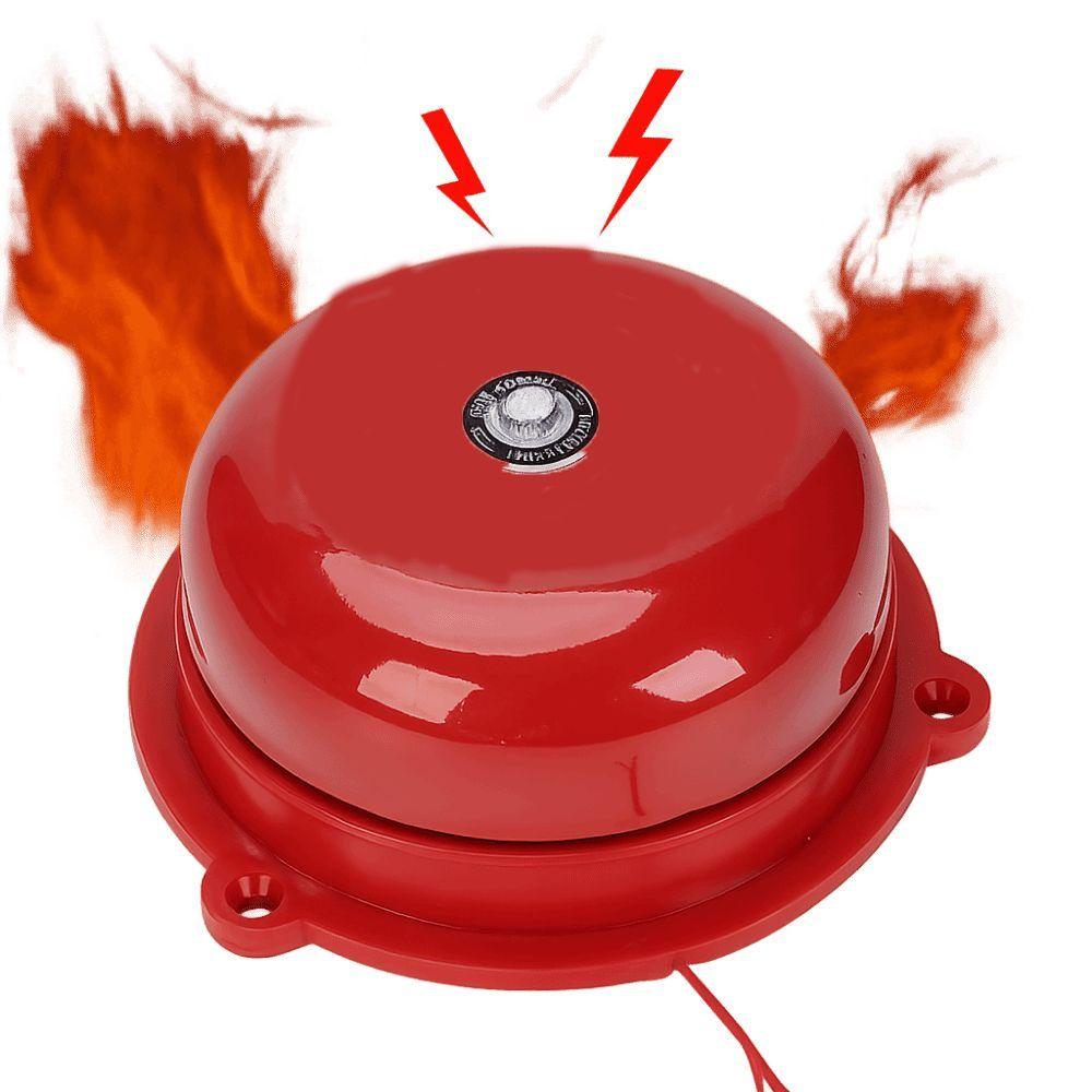 Waterproof Point Fire Alarm AC 220V Fire Alarm Bell Internal Strike Alarm Bell Apartment