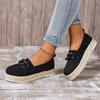 Fashion Women Chain Weave Flats Loafers Shoes 2024 Autumn Designer Platform New Walking Casual Sport Shoes Cozy Trend Chaussures Femme