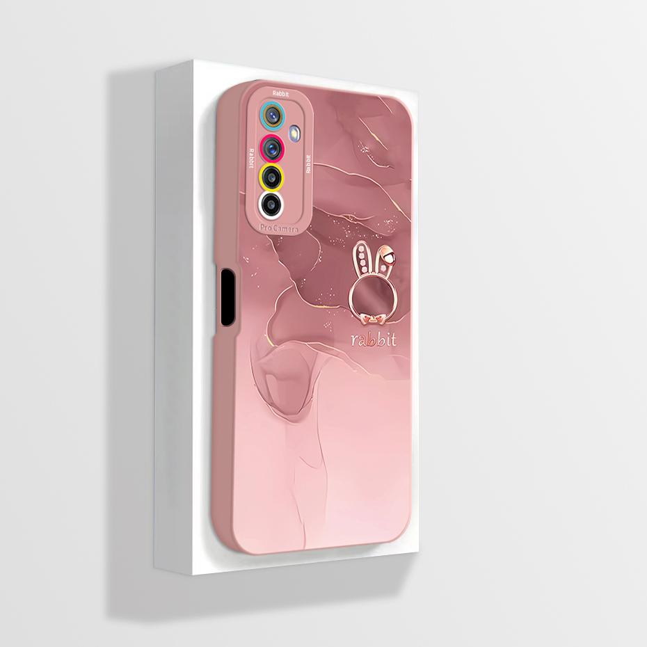 For Realme 6 Pro RMX2063 Case Realme 6 RMX2001 Phone Case Aesthetic Cartoon Astronaut ShockProof Soft Silicone Back Cover Fundas