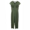 AMERI UNDRESSED Short Sleeve All In One M Khaki French Sleeve Jumpsuit Women Used