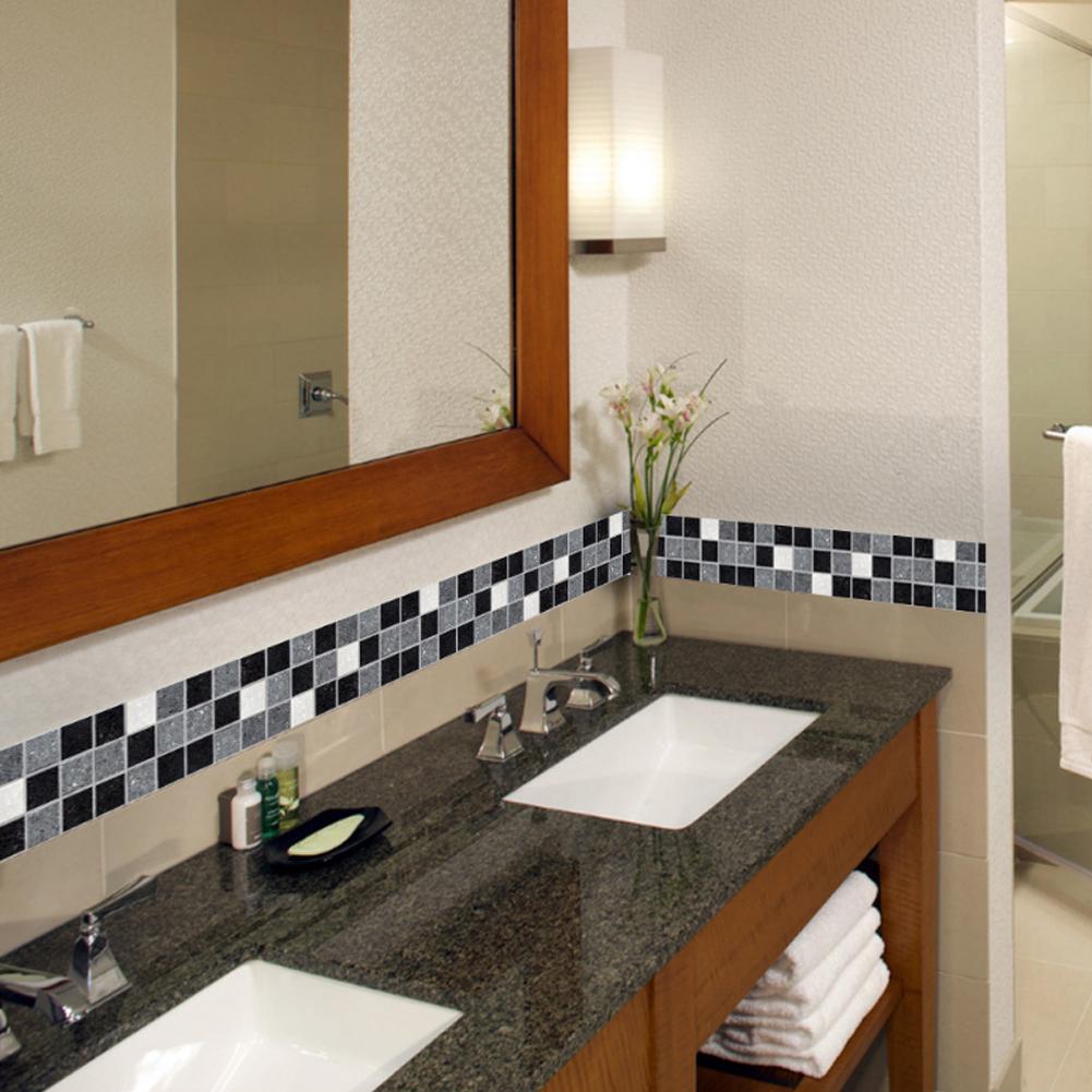 Наклейка на стену из керамической плитки ПВХ, самоклеящиеся обои для украшения фона кухни дома