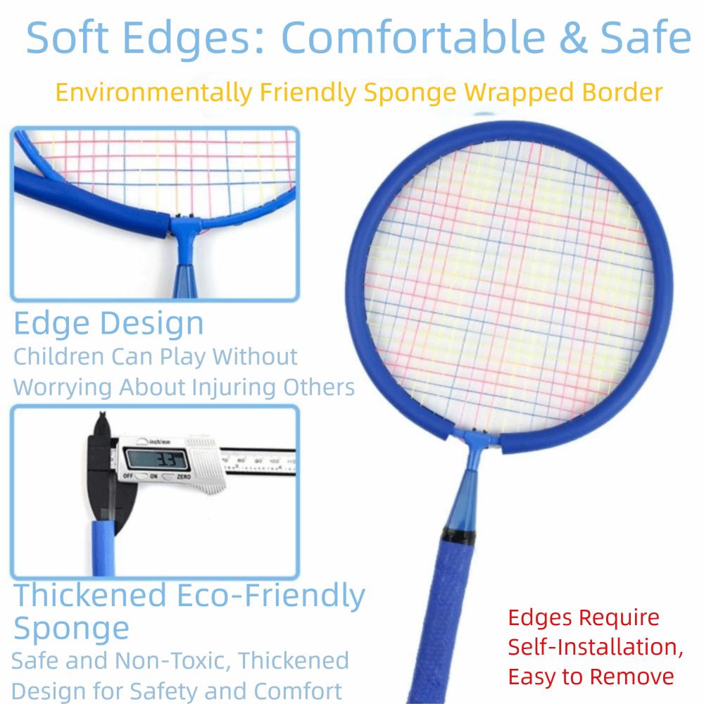 Shock Absorbing Children Badminton Racquets Lightweight Badminton Racket Set Tennis Equipment