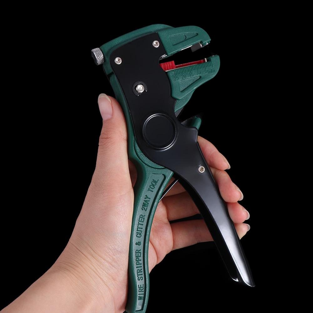 Диапазон длины от 0,2 до 4 мм Автоматический инструмент для зачистки проводов Регулировка электрических плоскогубцев Инструмент для электрика