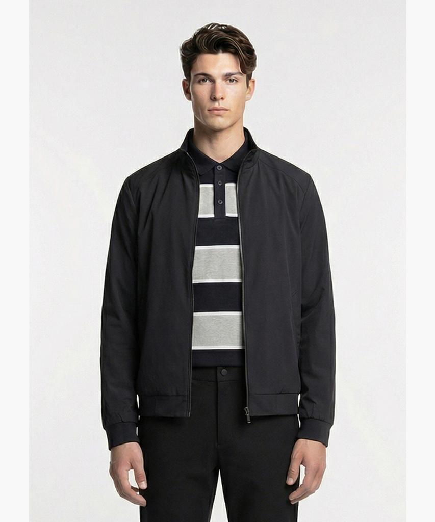 Munsingwear Men'S Harrington Jumper Dark Grey Mr121Mjp13