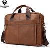 Genuine Leather Men Shoulder Bag Large Capacity Briefcase