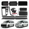 Compatible with 22 Toyota Voxy Noah 90 Series: Storage Box Cover, Window Trim, Interior Trim, Gear Shift Frame.