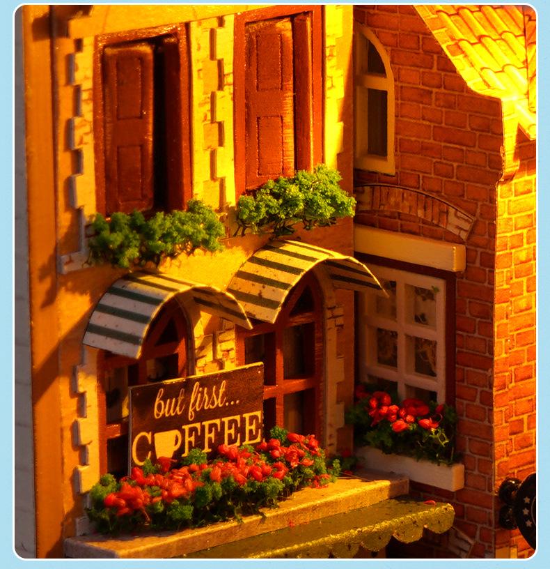 Tianyu 3D DIY Luminous Book Nook: Creative Handmade Model